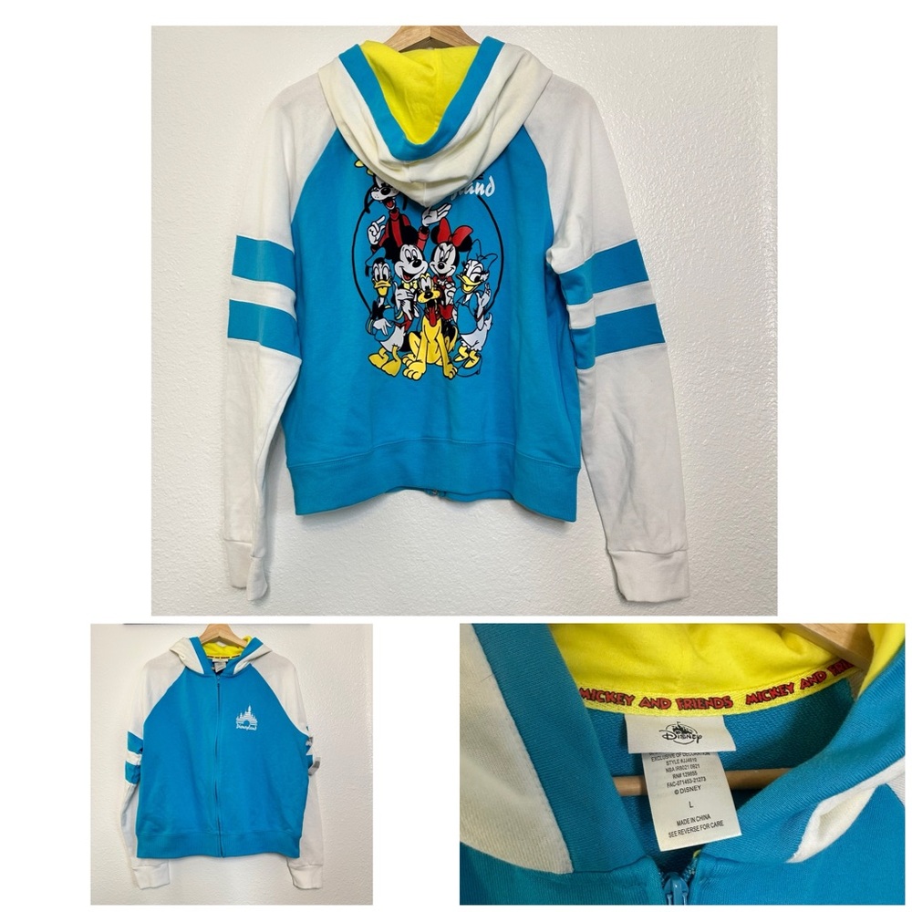 Disneyland Mickey & Friends Full Zip Hoodie